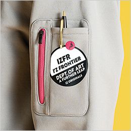 アイズフロンティア 8970 [秋冬用]ストレッチアクティブF.Z.パーカー[男性用] 小物が入るファスナー付き左袖ペンポケット
