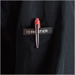 アイズフロンティア 9019S [秋冬用]ハードタスランナイロンパーカー[男性用] 左袖ペン差しポケット