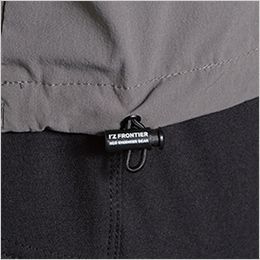 アイズフロンティア 9036 [秋冬用]A.D.ストレッチナイロンパーカー[男性用] 裾を調整できるコードアジャスター