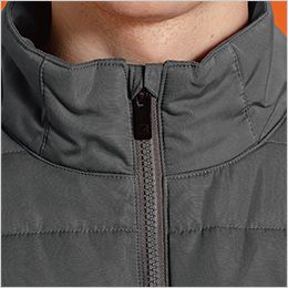 アイズフロンティア 9057 [秋冬用]ダウニーメモリー防寒ベスト[男性用] 程良く首にフィットするチンガード付きの襟元