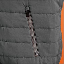 アイズフロンティア 9057 [秋冬用]ダウニーメモリー防寒ベスト[男性用] ファスナー付き両脇ポケット