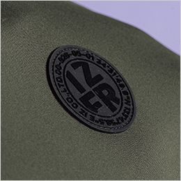 アイズフロンティア 9103 [秋冬用]裏起毛ストレッチ長袖モックネックシャツ[男性用] 高級感のあるラバープリント