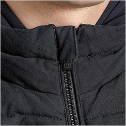 アイズフロンティア 9157 [秋冬用]アルミ保温・アルティメットヒートハイブリッド防寒ベスト[男性用] 洗練されたルックスを醸し出す拘りの衿仕様