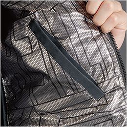 アイズフロンティア 9157 [秋冬用]アルミ保温・アルティメットヒートハイブリッド防寒ベスト[男性用] 左胸内ポケット