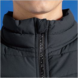 アイズフロンティア 9218 [秋冬用]ライトウォームストレッチH.B.防寒ジャケット[男性用] 程良く首にフィットするチンガード付きの襟元