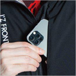 アイズフロンティア 9560[秋冬用]アルミ保温・アルティメットヒート防寒ジャケット スマホが入る左胸縦型ポケット