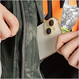 アイズフロンティア 9810 [秋冬用]ストレッチジャガード防寒ジャケット[男性用] 生産数量限定品 右胸ファスナー付き内ポケット