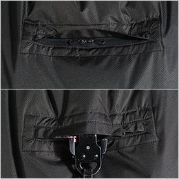 アイズフロンティア PS11010 [春夏用]P.E.F.長袖ワークジャケットペルチェセット[男性用] ファスナー付きハーネス取り出し口