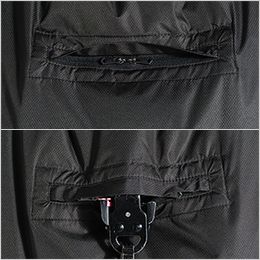 アイズフロンティア PS11017 [春夏用]P.E.F.ワークベストペルチェセット[男性用] ファスナー付きハーネス取り出し口