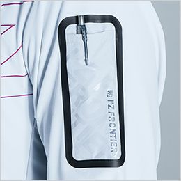 冷却ペルチェ専用 長袖フリージングコールドジャケット&デバイス・バッテリーセット 左袖ペンポケット