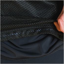 冷却ペルチェ専用 長袖フリージングコールドジップアップ インナー&6個デバイス・バッテリーセット メッシュ＆本体生地の二重構造