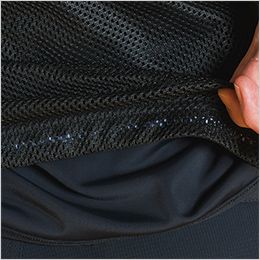 冷却ペルチェ専用 長袖フリージングコールドクルージップ インナー&5個デバイス・バッテリーセット メッシュ＆本体生地の二重構造