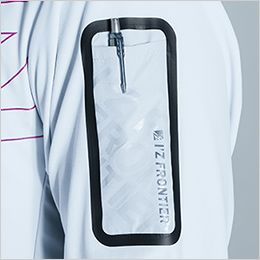 冷却ペルチェ専用半袖フリージングコールドジャケット&デバイス・バッテリーセット 左袖ペンポケット