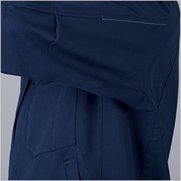 自重堂 15100 [春夏用]エコ製品制電ストレッチ長袖ジャンパー[男女兼用] 伸びる地の目
