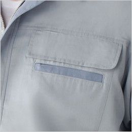 自重堂 45310[春夏用]製品制電清涼半袖ブルゾン（JIS T8118適合） ポケット

