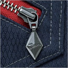 自重堂Jawin 52304[秋冬用]長袖シャツ ポケットファスナーロゴ入りスライダー