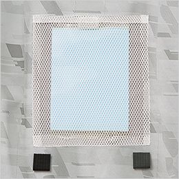 自重堂Jawin 54130 [春夏用]空調服 ベスト(フード付き) ポリ100％ 背面内側に保冷剤用メッシュポケット付き