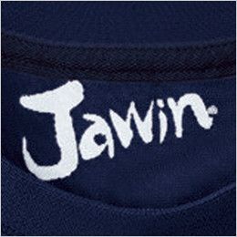 自重堂Jawin 55324 吸汗速乾 長袖ドライ ロールネックシャツ(胸ポケット有り) プリント