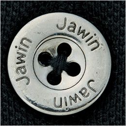 自重堂Jawin 55354[春夏用]鹿の子半袖ポロシャツ ロゴ入りボタン