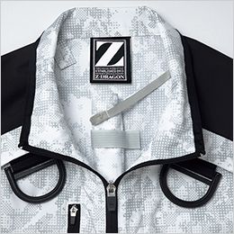 自重堂 74150 [春夏用]Z-dragon空調服 ベスト(フルハーネス対応) 首元の調節ヒモで空気の抜けを調節
