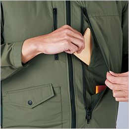 自重堂 74300 [春夏用]Z-DRAGON 空調服長袖ブルゾン 左胸大型収納ポケット (内側ポケット付き)
