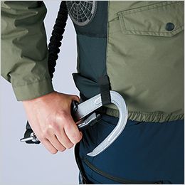 自重堂 74300 [春夏用]Z-DRAGON 空調服長袖ブルゾン ランヤードフックかけベルト
