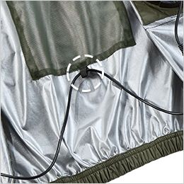 自重堂 74300 [春夏用]Z-DRAGON 空調服長袖ブルゾン ケーブル通しループ
