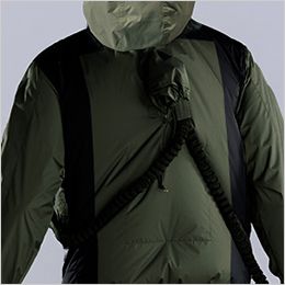 自重堂 74300 [春夏用]Z-DRAGON 空調服長袖ブルゾン ランヤード取付イメージ
