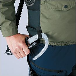 自重堂 74310 [春夏用]Z-DRAGON 空調服半袖ブルゾン ランヤードフックかけベルト
