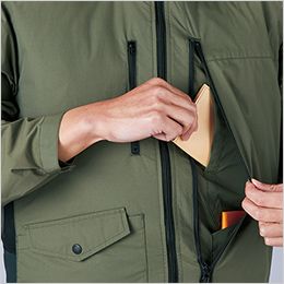 自重堂 74320 [春夏用]Z-DRAGON 空調服ベスト 左胸大型収納ポケット (内側ポケット付き)
