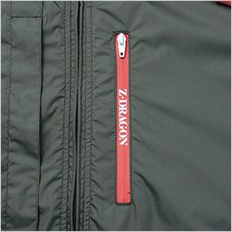 自重堂 74350 [春夏用]Z-DRAGON 空調服ベスト 左胸ファスナーポケット
