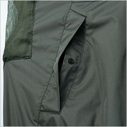 自重堂 74350 [春夏用]Z-DRAGON 空調服ベスト 逆玉縁ポケット (ドットボタン付き)
