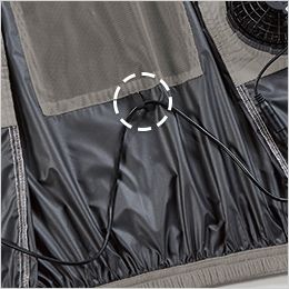 自重堂 74360 [春夏用]Z-DRAGON 空調服長袖ブルゾン ケーブル通しループ
