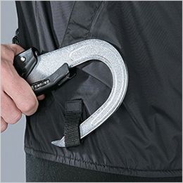 自重堂 74400 [春夏用]空調服半袖ブルゾン ランヤードフックかけベルト