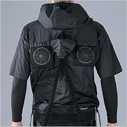 自重堂 74400 [春夏用]空調服半袖ブルゾン ランヤード取付イメージ