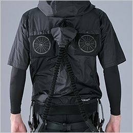 自重堂 74410 [春夏用]空調服ベスト ランヤード取付イメージ