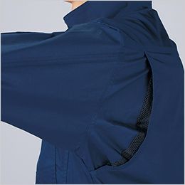 自重堂 77304 [春夏用]Z-DRAGON エコ製品制電ストレッチ長袖シャツ[男女兼用] アクションプリーツメッシュ
