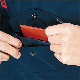 自重堂 77400 [春夏用]Z-DRAGON エコストレッチ長袖ジャンパー[男女兼用] 左胸二重ポケット
