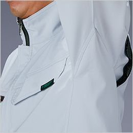 自重堂 77600 [春夏用]Z-DRAGON GREEN エコ製品制電ストレッチ長袖ジャンパー[男女兼用] ウイングアームⅡ
