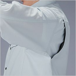 自重堂 77604 [春夏用]Z-DRAGON GREEN エコ製品制電ストレッチ長袖シャツ[男女兼用] アクションプリーツメッシュ
