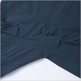 自重堂 77802 [春夏用]ストレッチノータックカーゴパンツ[男女兼用] 股ガゼット
