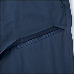 自重堂 77802 [春夏用]ストレッチノータックカーゴパンツ[男女兼用] ファスナーポケット
