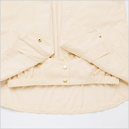 自重堂 87500 [春夏用]レディース空調服 長袖ジャンパー(フード付き) インナーガードを留めることによって、空気の漏れを防ぎます