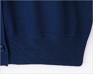 自重堂 WH90319 Whisel レディースカーディガン[女性用] しっかりとしたダブルのリブ編み。洗濯を重ねてもほつれにくい安心仕様です。