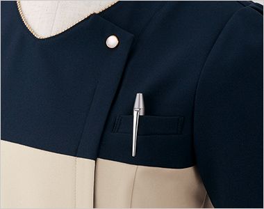 en joie(アンジョア) 42051 バイカラースクラブ[女性用] ペンも入る深さの胸ポケット