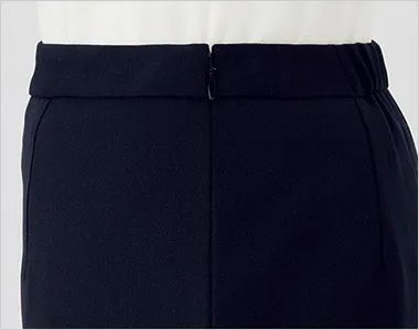 en joie(アンジョア) 52147 [通年]Aラインスカート（60cm丈）[ストレッチ/後ろゴム仕様/エコ素材] 目立たないファスナー