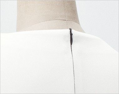 en joie(アンジョア) 61750 [通年]ふんわり柔らかな色合いで優しい印象のニットワンピース(女性用) 無地×ツイード 後ろファスナーだから着脱がらくらく