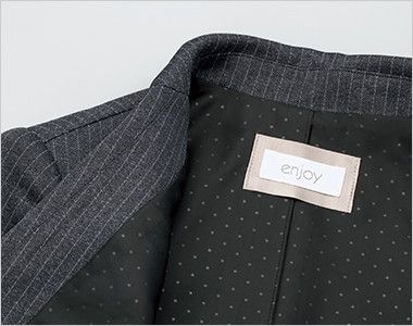 Enjoy EAJ417  [通年]ジャケット ストライプ 裏地もオシャレ
