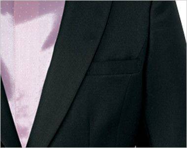 Enjoy EAJ650 [通年]シワが回復しやすい！柔らか風合いの4WAYストレッチ無地ジャケット Ｗネームループ付き左胸ポケット

