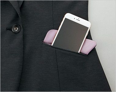 Enjoy EAJ650 [通年]シワが回復しやすい！柔らか風合いの4WAYストレッチ無地ジャケット 大容量ポケット

